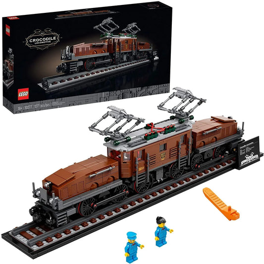 LEGO Crocodile Locomotive 10277 Building Kit; Recreate the Iconic Crocodile Locomotive with This Train Model - Jaiman Toys