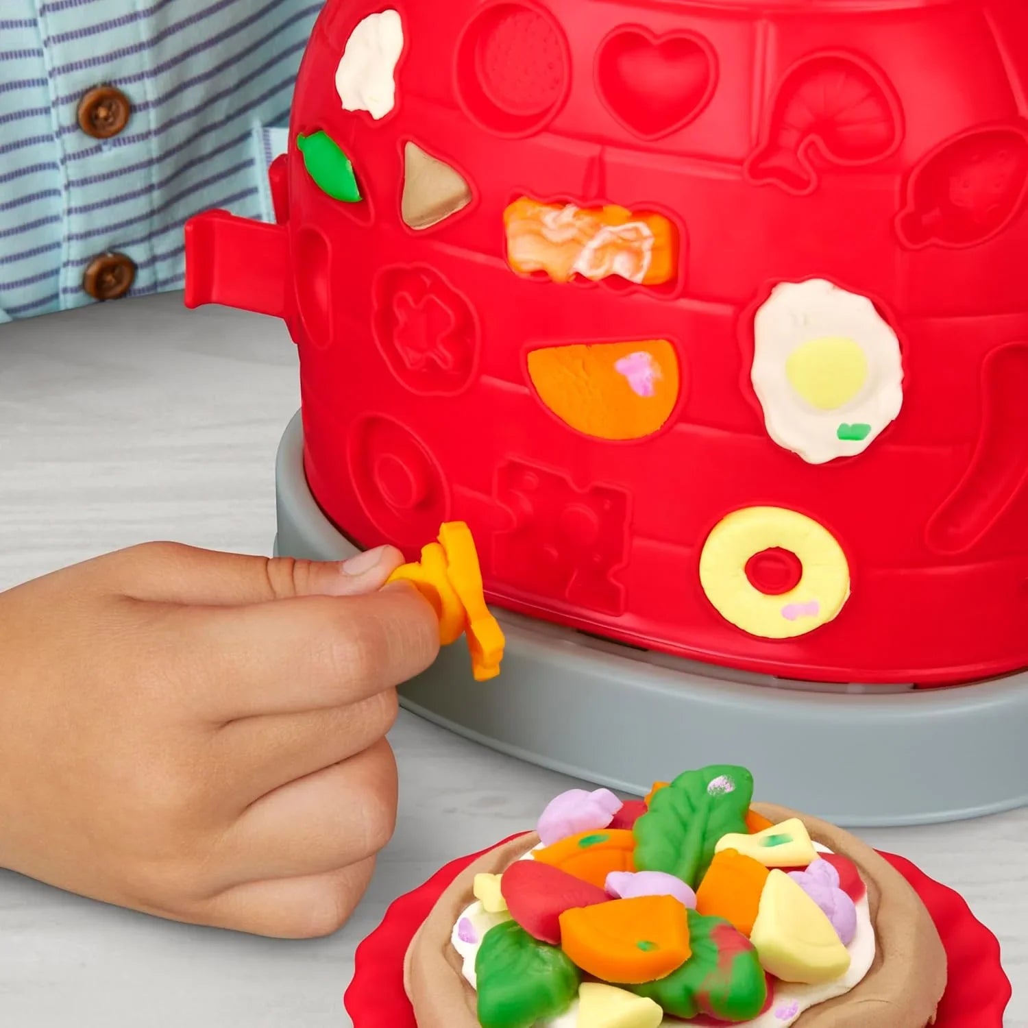 Play-Doh Kitchen Creations Pizza Oven Playset – 5 Colors & Fun Pizza-Making Accessories - Jaiman Toys