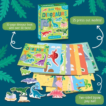 Build and Play Dinosaurs | Interactive Build & Play Activity Kit for Kids (Paperback)