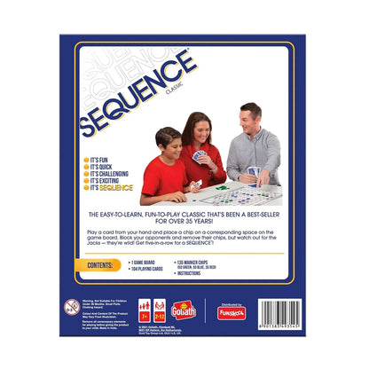 The Original Sequence, Strategy Game, Card Game, Board Game for Kids, Adults, Families - Jaiman Toys