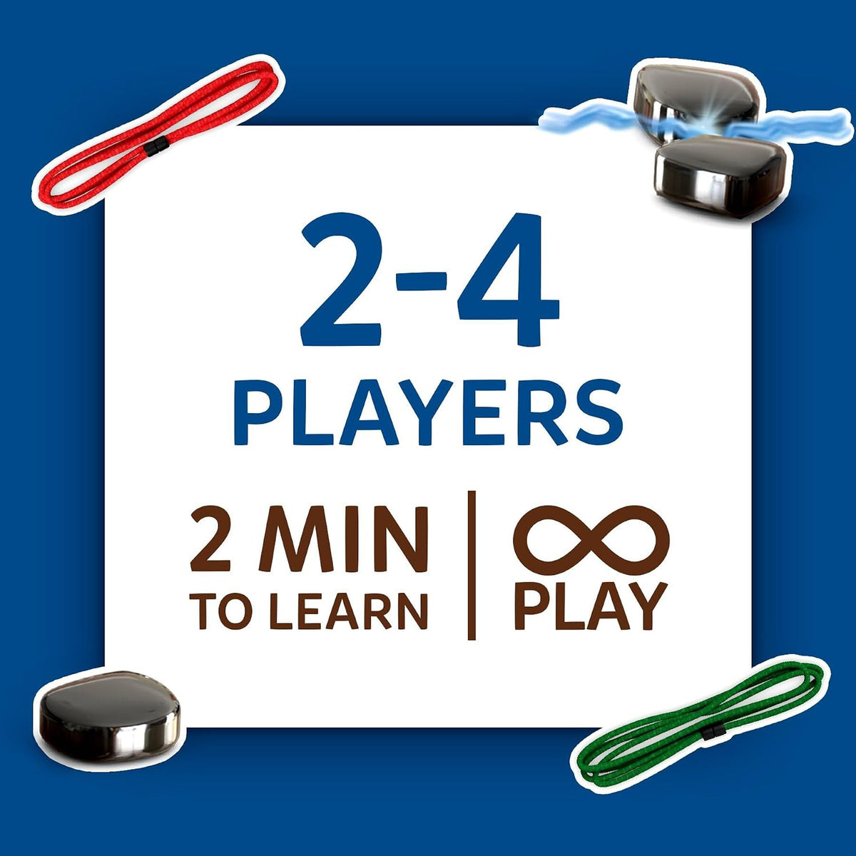 Skillmatics Classics Sizzle Magnetic Strategy Game – 2–4 Players, Two Difficulty Levels
