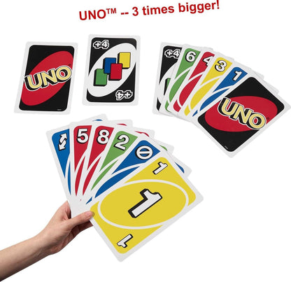 Mattel Games Adult UNO: Classic Giant UNO Card Game, Multicolor