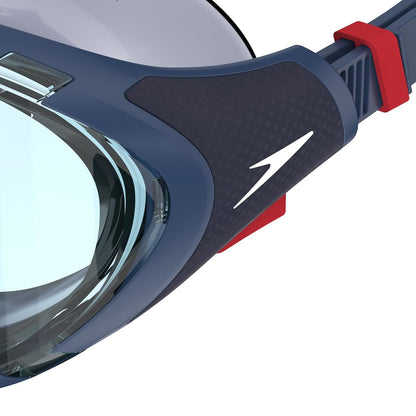 Speedo Rift Smoke Lens Swim Goggles – Unisex Adult Anti-Fog UV Protection Biofuse Swimming Mask