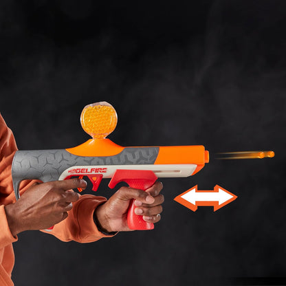 Nerf Pro Gelfire Quadrant Blaster with 5,000 Gel Rounds, 400-Round Hopper, 4-Round Slam Fire & Protective Eyewear, Up to 150 FPS – Ages 14+
