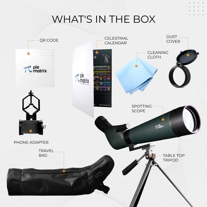 Sight Master 20-60x80 HD Spotting Scope – Zoom, Shoot & Explore Nature in Ultra Clarity - Jaiman Toys