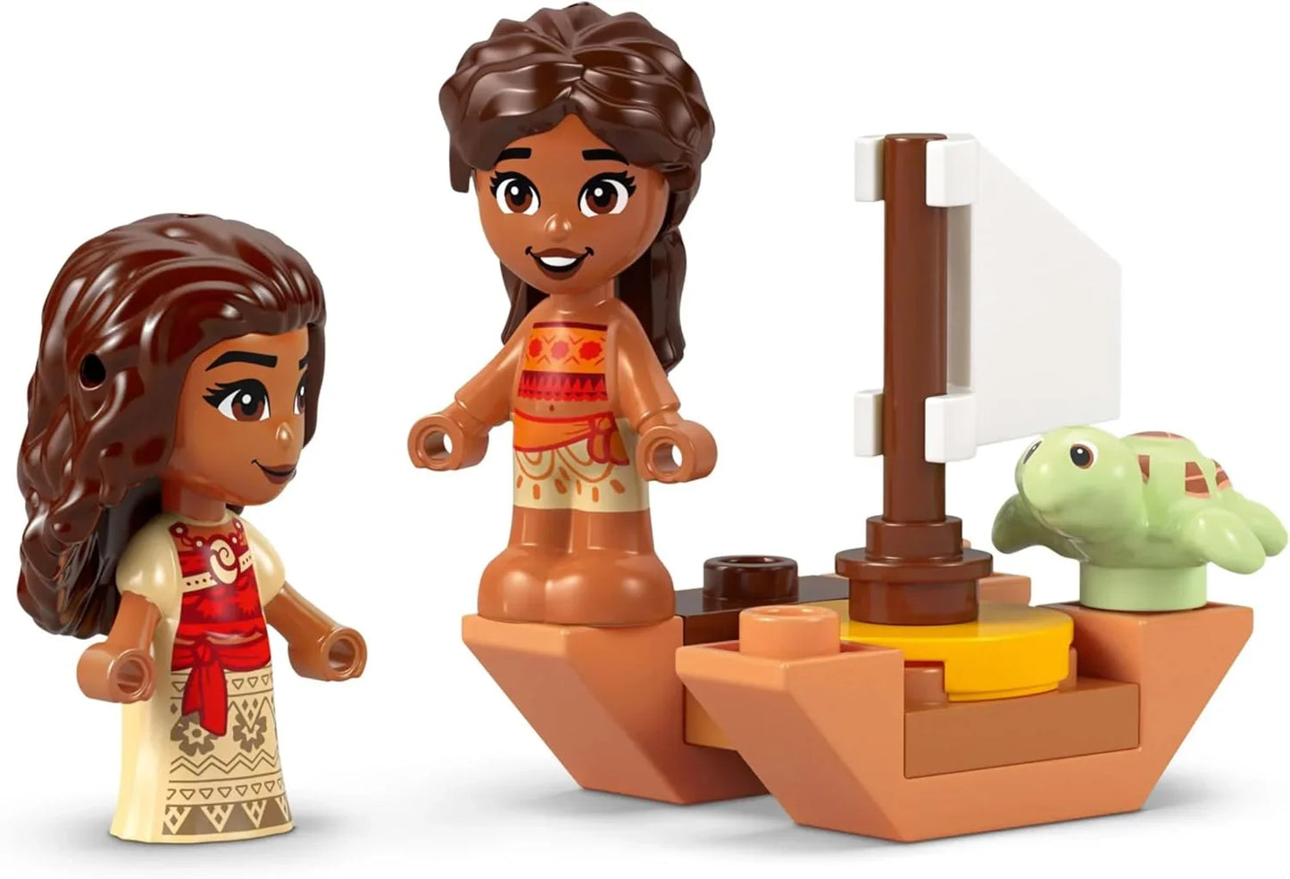 LEGO 43260 Disney Princess Moana’s Island Fun Set, Buildable Toy with 2 Micro-Doll Figures and a House for Creative Play, Birthday Gift for 5 Plus Year Old Kids, Girls & Boys