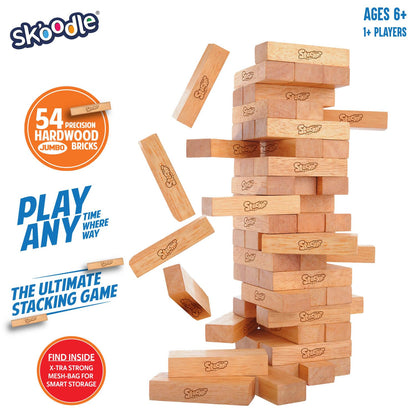 Skoodle Stackrr Giant family outdoor game