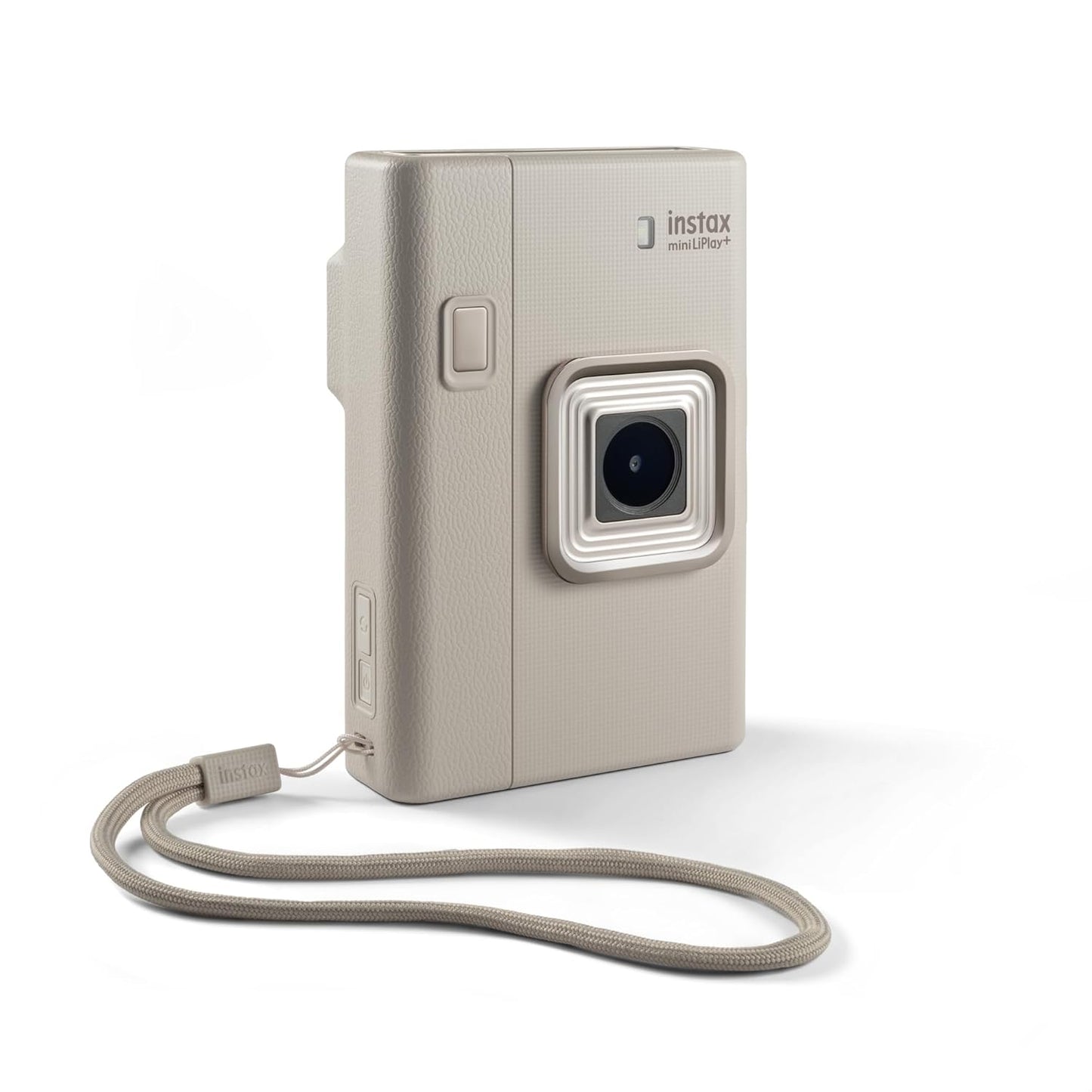 Fujifilm Instax Mini LiPlay+ Sand Beige Hybrid Instant Camera with Bluetooth & Sound Capture