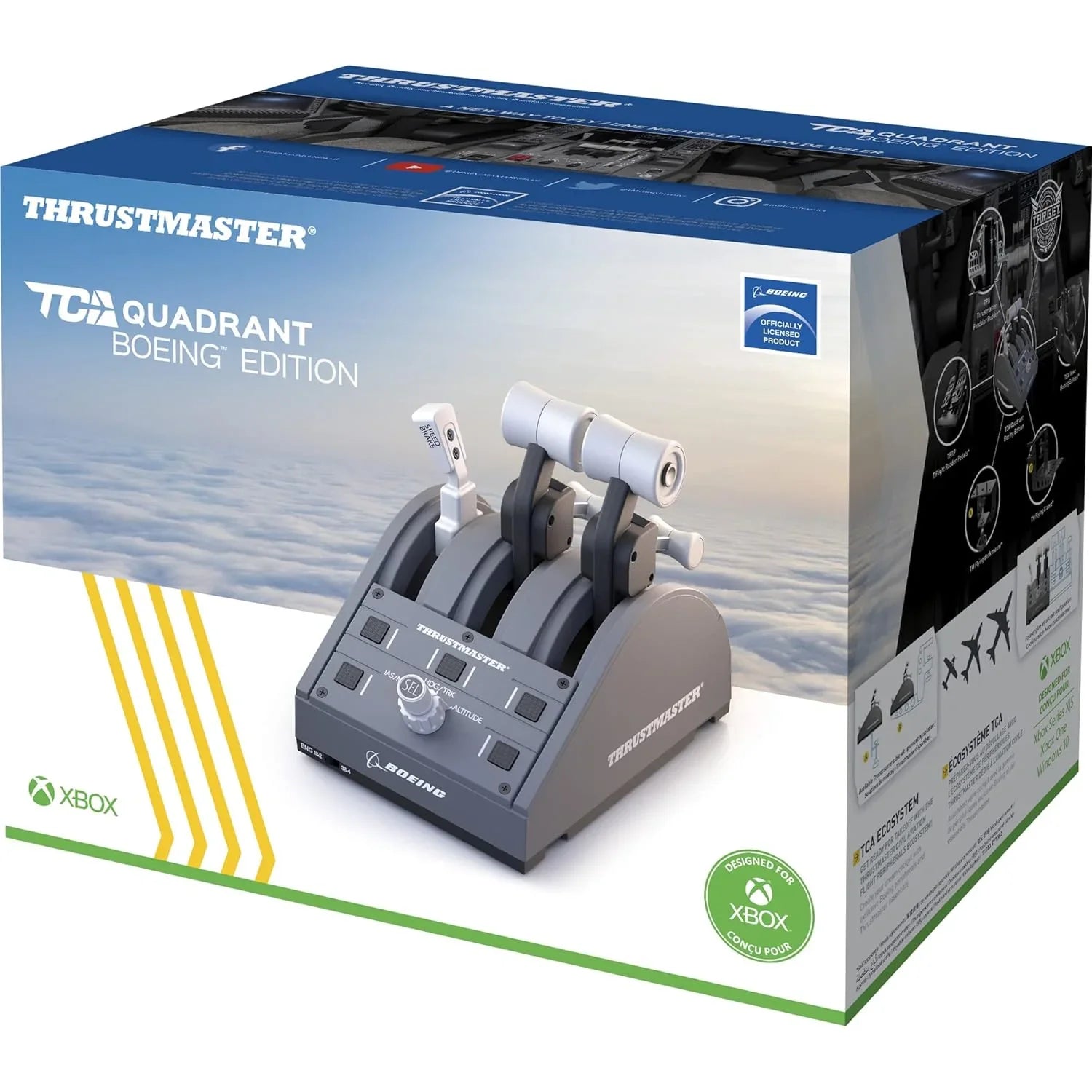 Thrustmaster TCA Quadrant Boeing Edition – Official Boeing Throttle for Flight Sims | PC Compatible - Jaiman Toys
