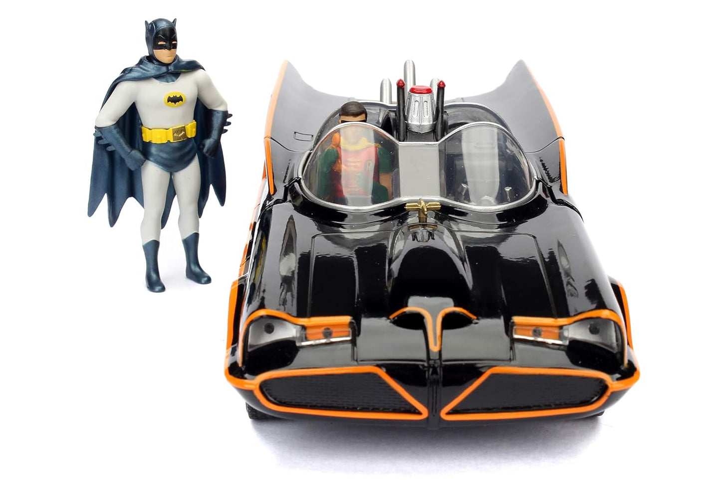 Jada Batman 1966 Classic Batmobile 1:24 Die-Cast Model with Batman Figure