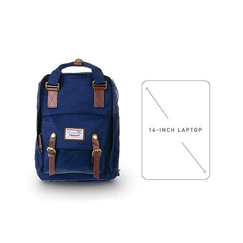 Doughnut Macaroon Multicolor 16L Backpack – Lightweight Water-Repellent Daypack for Women & Girls (Travel, School, College Use) - Jaiman Toys