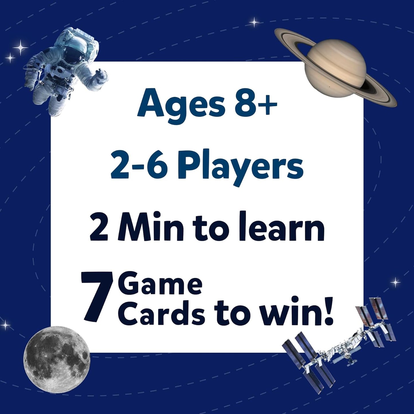 Skillmatics Card Game - Guess in 10 NASA Space, Perfect for Boys, Girls, Kids & Families Who Love Educational Toys, Gifts for Ages 8, 9, 10 and Up