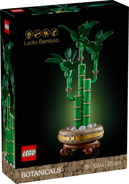 LEGO 10344 Botanicals Lucky Bamboo Artificial Plant Set (325 Pieces)