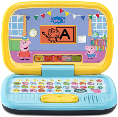 VTech Peppa Pig Play Smart Laptop | Interactive Educational Learning Laptop with Alphabet, Numbers, Games, Music & Peppa Pig Activities for Kids