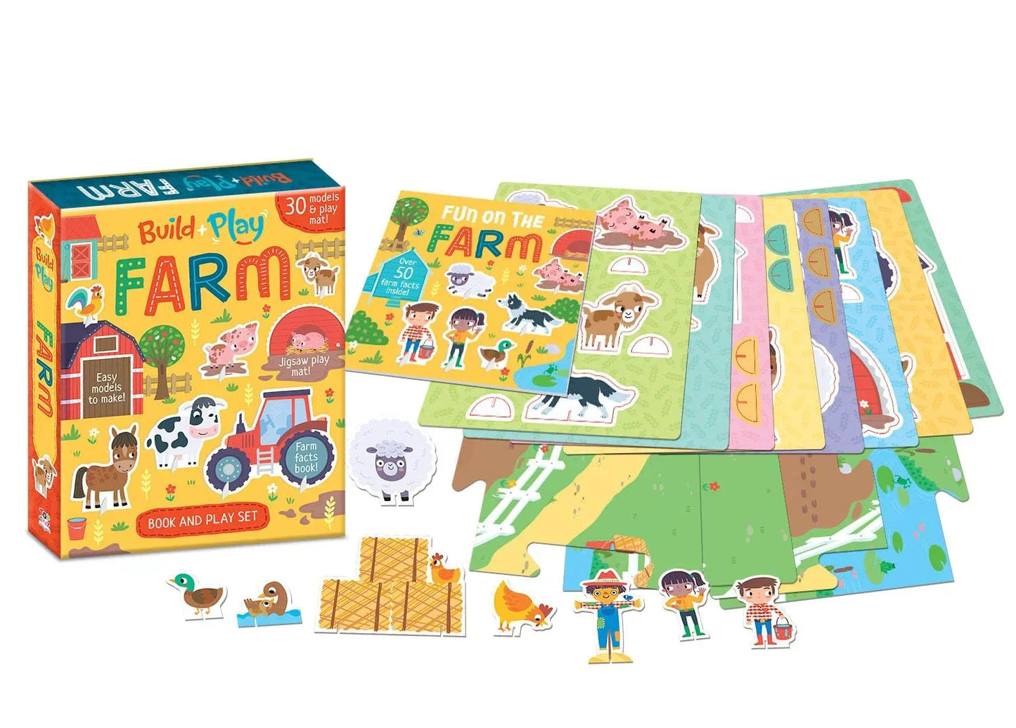 Build and Play Farm | Interactive Build & Play Kit for Kids (Robyn Gale (Author), Sarah Wade (Illustrator)