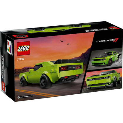 LEGO Speed Champions 77237 Dodge Challenger SRT Hellcat Sports Car  390Piece Muscle Car with Driver Minifigure (Ages9+)