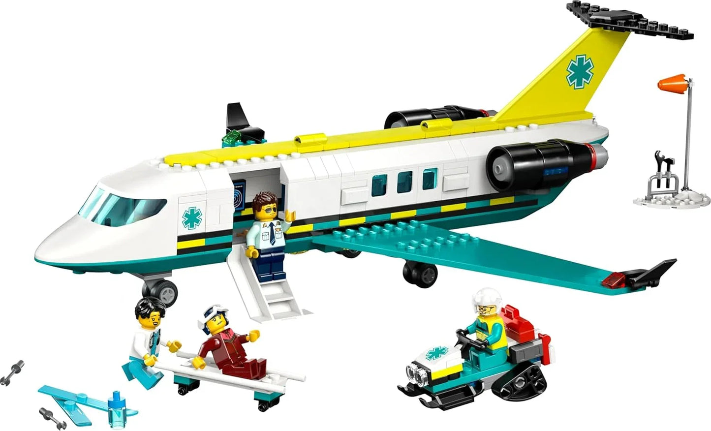 LEGO City 60465 Emergency Air Ambulance Airplane – 403 Pieces