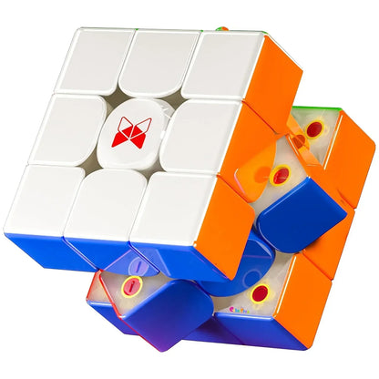 QY X Man Tornado V3 M UV Coated (Pioneer with MagLev), 2023 New 3x3 Magnetic Speed Cube, QY Tornado V3 Pioneer UV, 3x3x3 Smooth and Fast Speed.