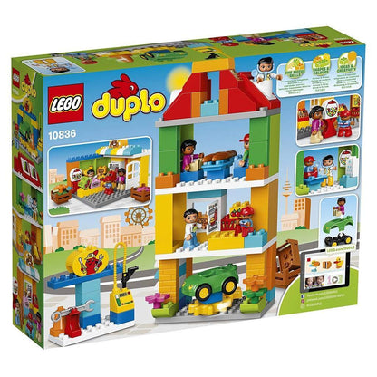 LEGO 10836 Duplo Town Square (98 Pcs) – Educational Building Blocks Set for Kids 2–5 Years