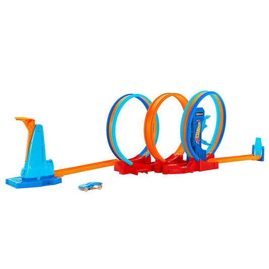 Hot Wheels Loop Madness Set – 3 Loops, 1 Car, Fold & Race Fun! - Jaiman Toys