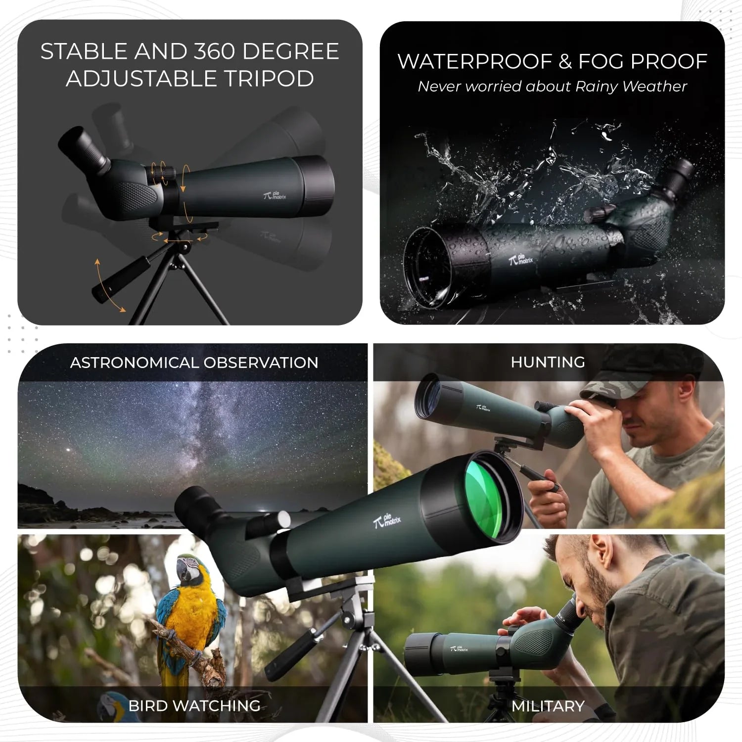 Sight Master 20-60x80 HD Spotting Scope – Zoom, Shoot & Explore Nature in Ultra Clarity - Jaiman Toys