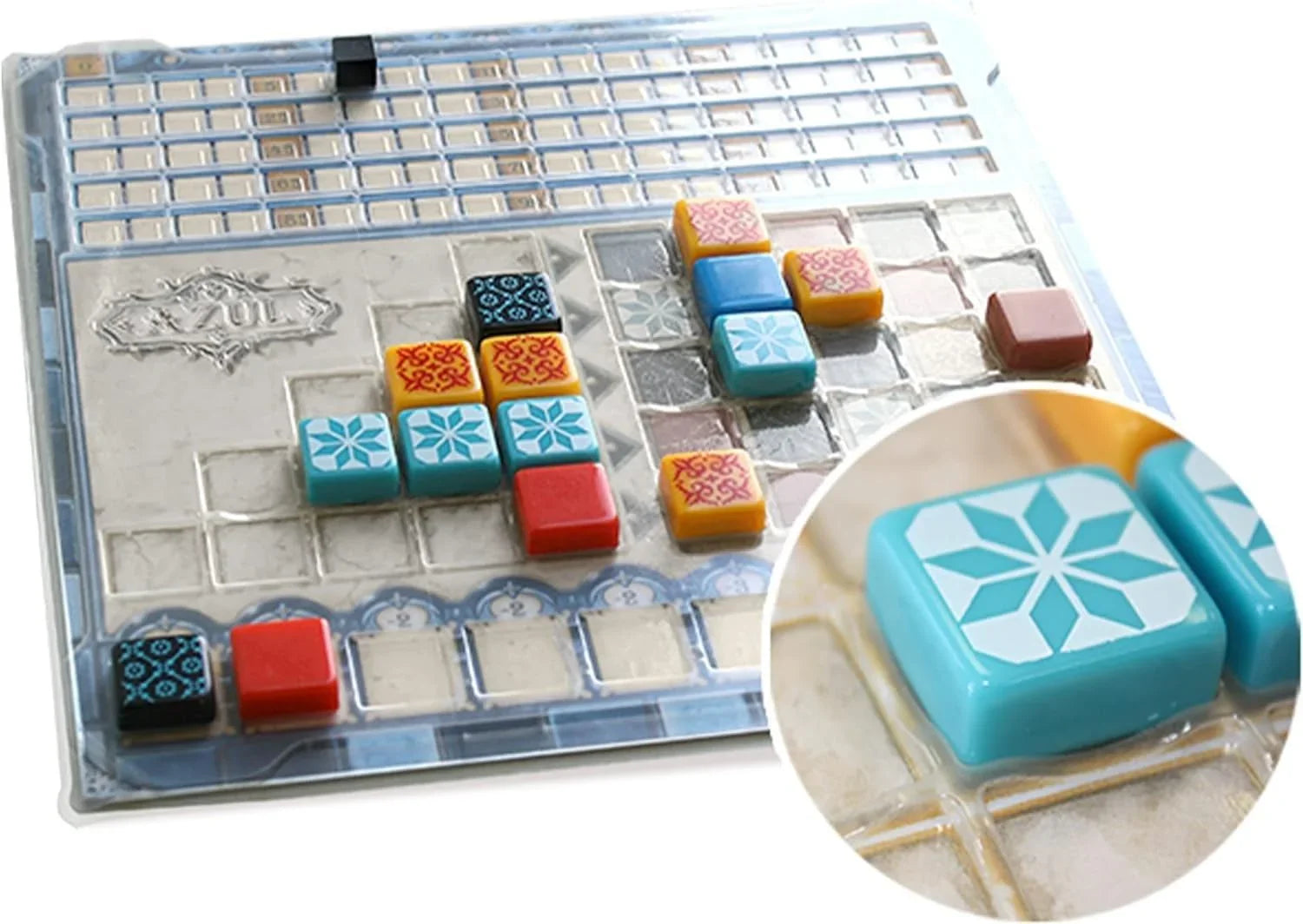 Azul: Crystal Mosaic Expansion Board Game | Overlay Boards & New Challenges for Azul Strategy Game | Next Move Games - Jaiman Toys