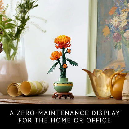 LEGO 10368 Icons Chrysanthemum Flower Decor Building Set Building Blocks for 18+ Gift- Botanical Collection