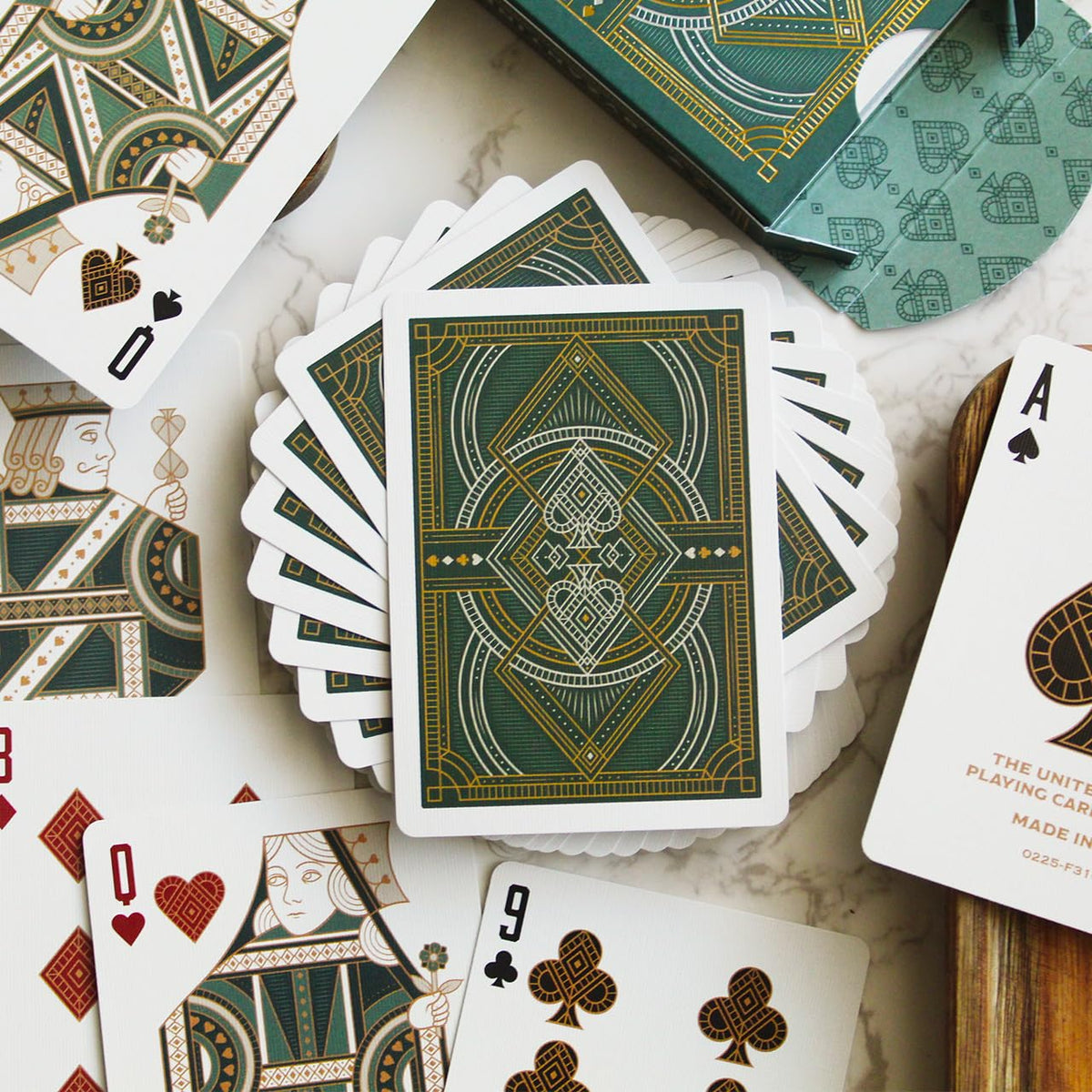 Bicycle Byzantine Playing Cards – Poker Deck with Gold & Silver Foil Tuck Box