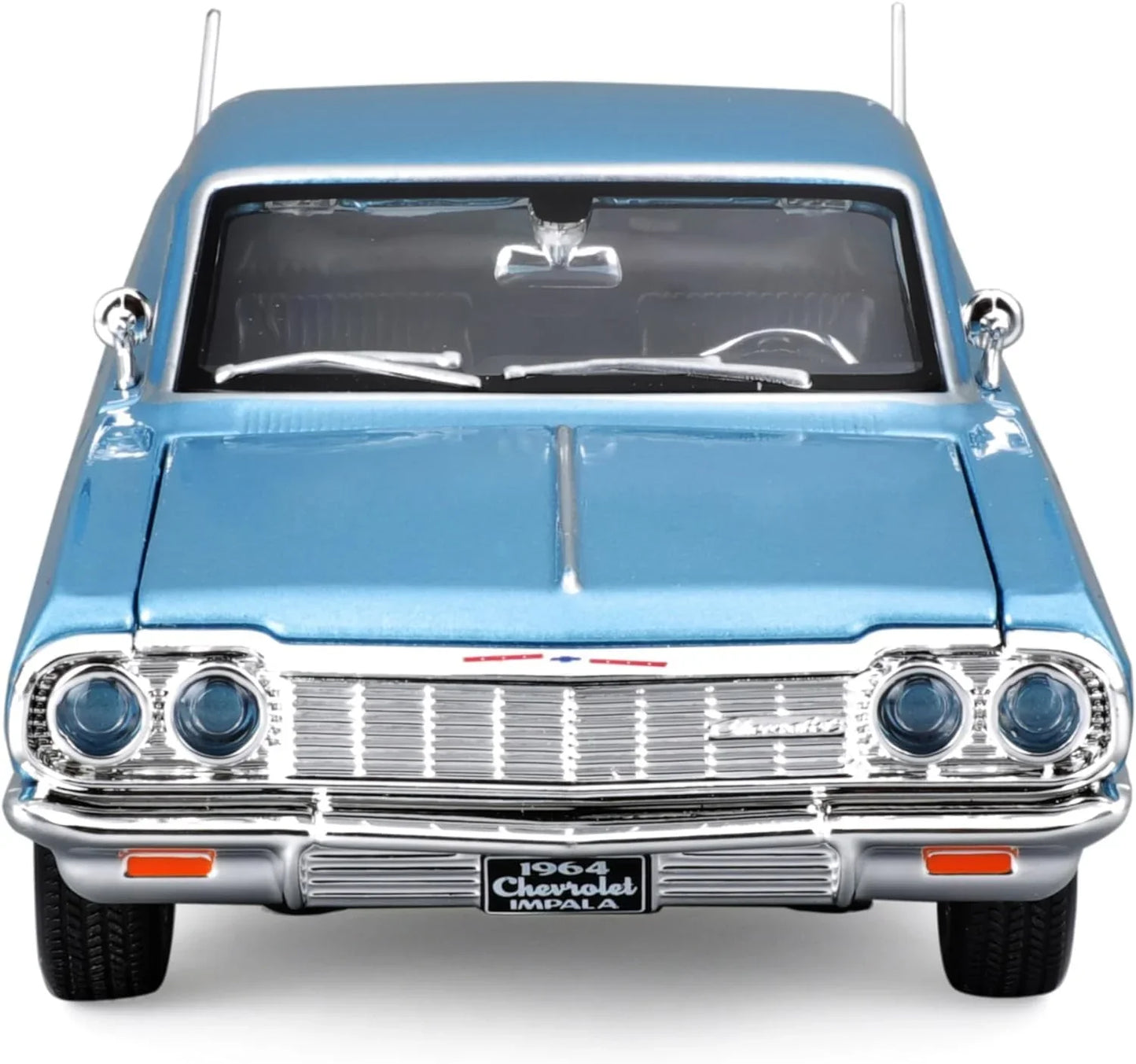Maisto 1:24 Scale Die-Cast Model – 1964 Chevrolet Impala SS (Blue) | Classic American Muscle Car Replica - Jaiman Toys