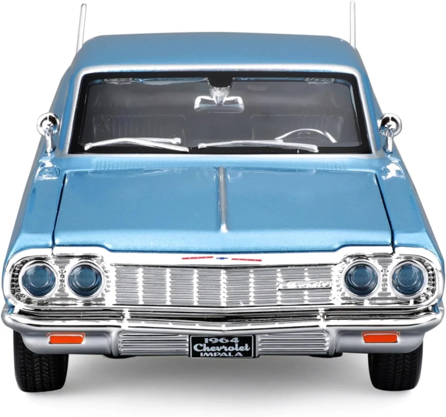 Maisto 1:24 Scale Die-Cast Model – 1964 Chevrolet Impala SS (Blue) | Classic American Muscle Car Replica - Jaiman Toys
