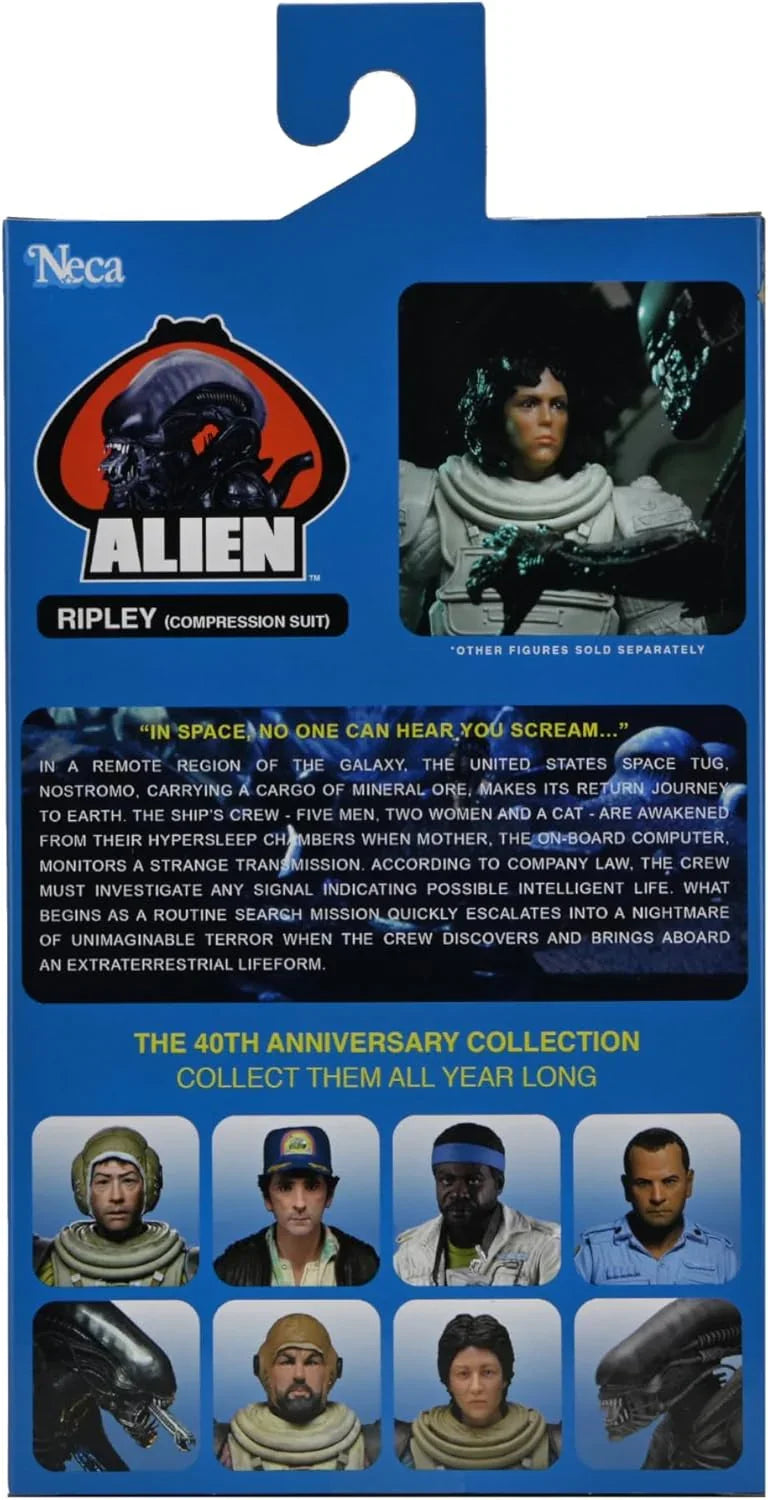 NECA Alien 40th Anniversary Ripley in Compression Suit – 7" Scale Action Figure - Jaiman Toys