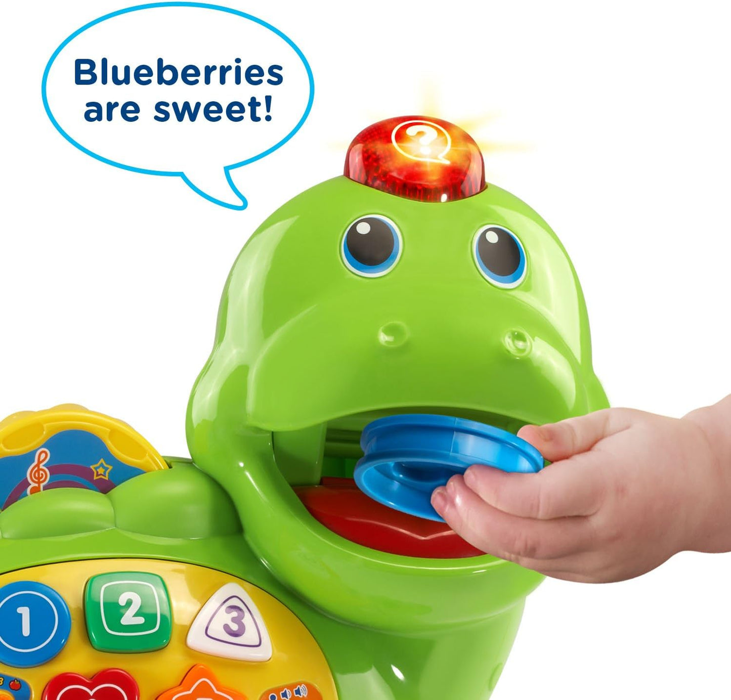 VTech Chomp and Count Dino, Green | Interactive Dinosaur Learning Toy with Feeding Coins, Numbers, Colors & Music for Toddlers
