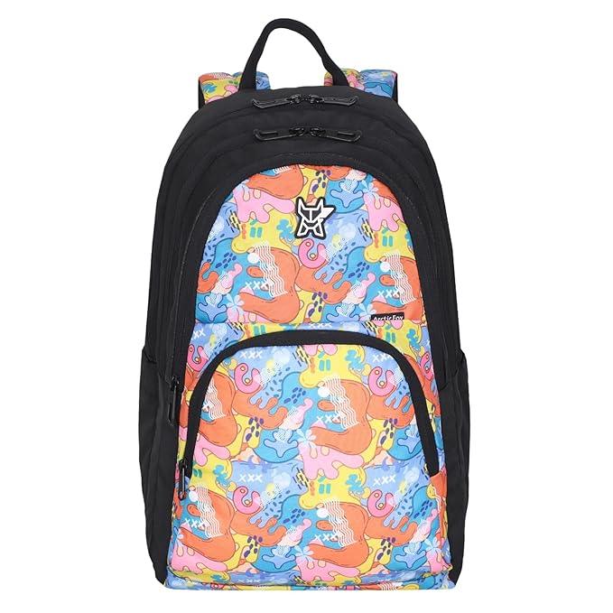 Arctic Fox School Bags Color Splash Castel rock 34 Liters School Backpack for Boys and Girls - Jaiman Toys