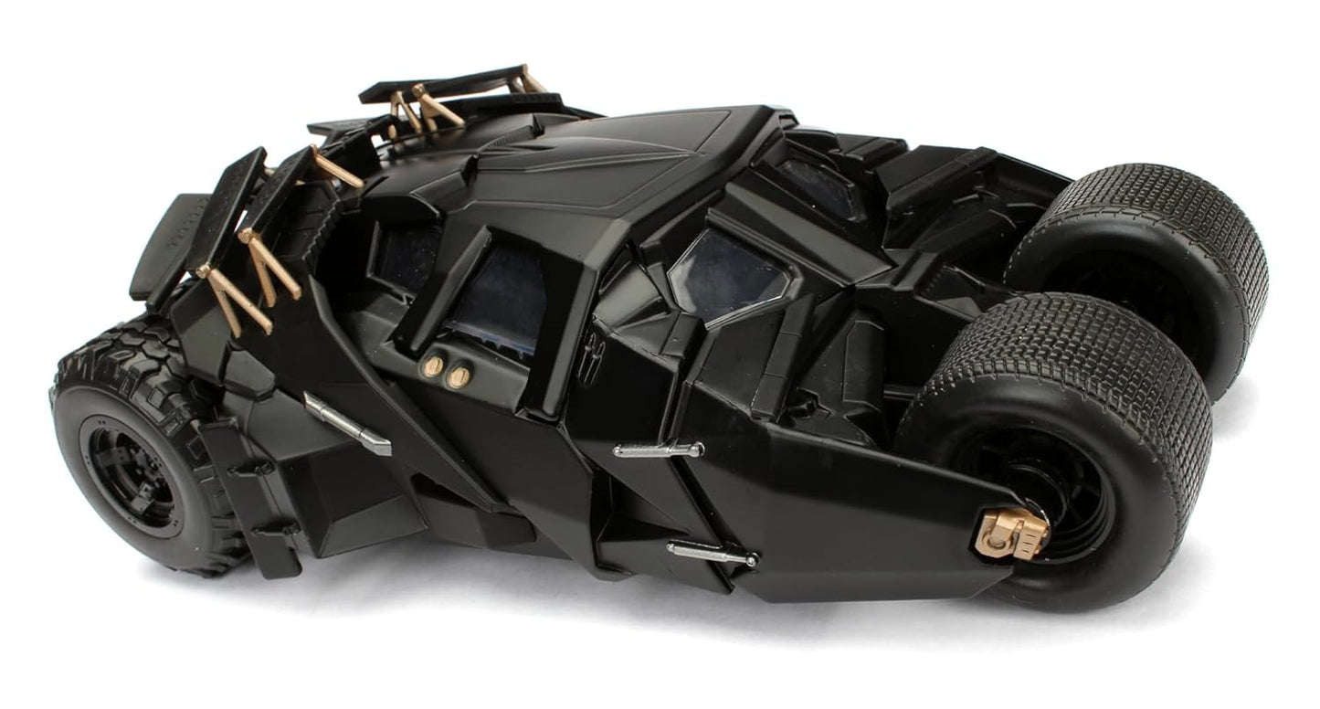 Jada Batman The Dark Knight Batmobile 1:24 Die-Cast Model With Figure – Premium DC Collectible