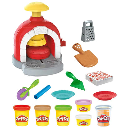 Play-Doh Kitchen Creations Pizza Oven Playset – 5 Colors & Fun Pizza-Making Accessories - Jaiman Toys