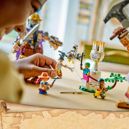 LEGO 75644 ONE PIECE Dorry vs. Brogy – Giants of Little Garden Building Set with 8 Figures, 733 Pieces, Ages 9+