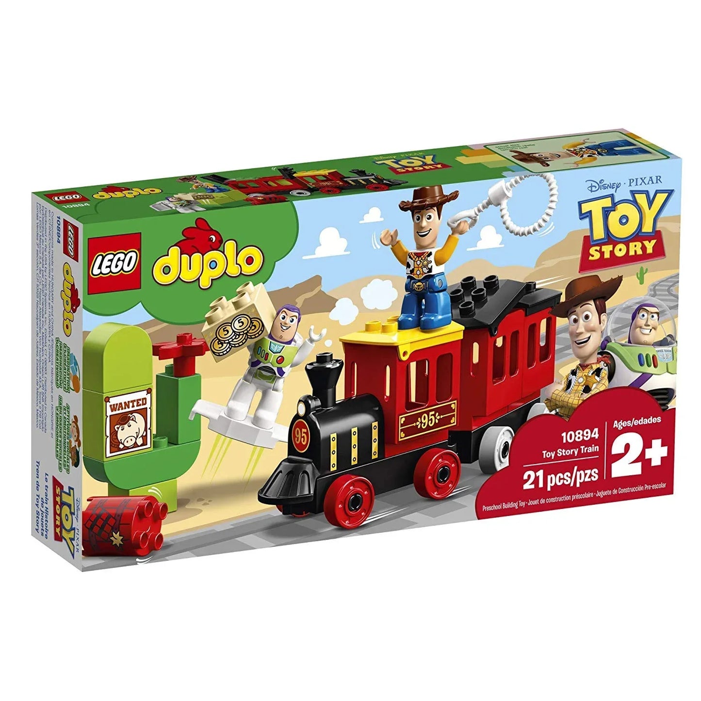 LEGO 10894 DUPLO Disney Pixar Toy Story Train – 21-Piece Building Blocks Set (Multi, 2019)