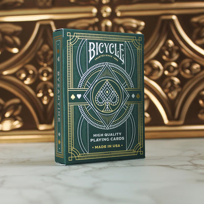 Bicycle Byzantine Playing Cards – Poker Deck with Gold & Silver Foil Tuck Box