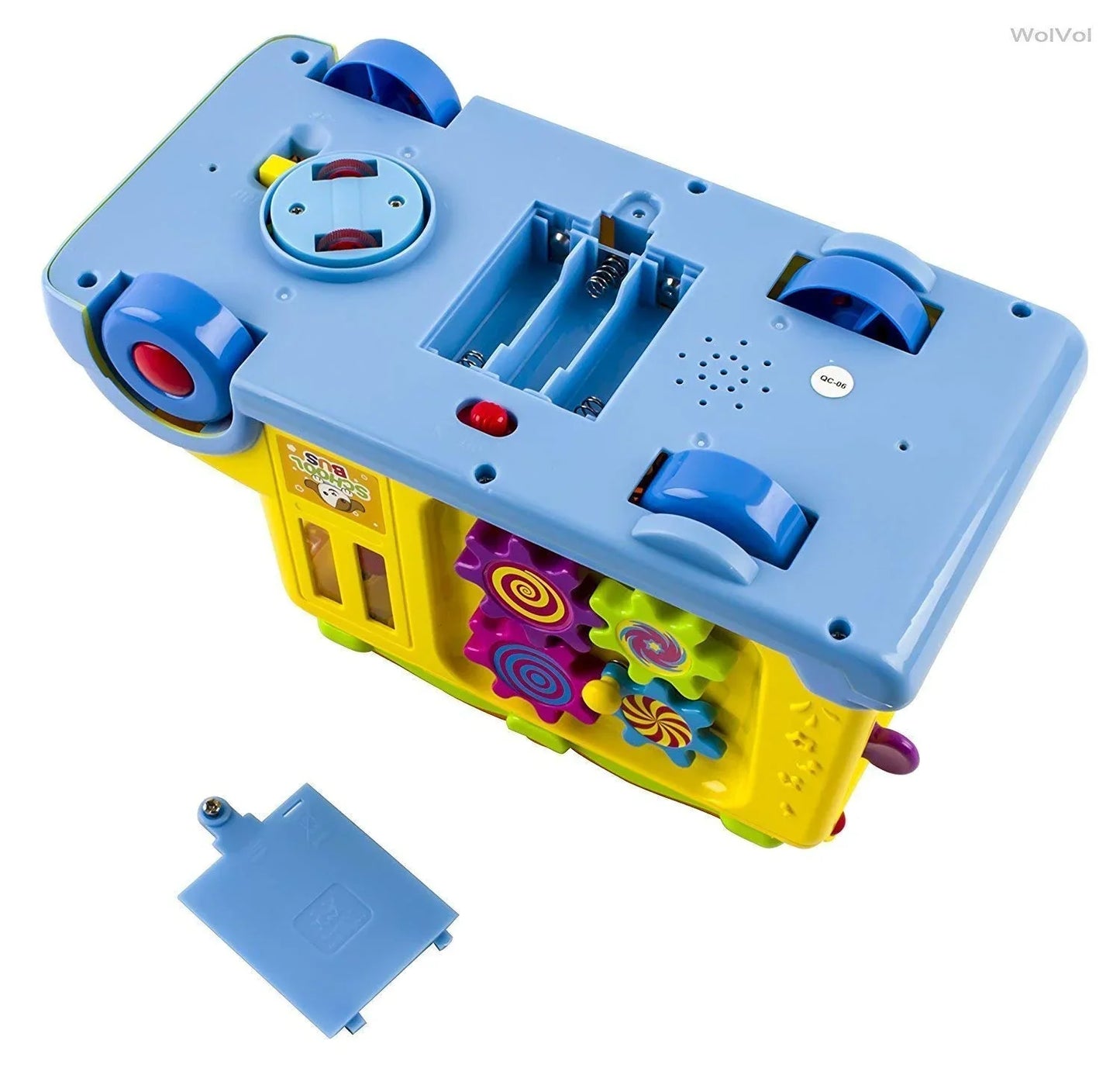 Intellectual School Bus Activity Toy Vehicle with Music, Sounds, and Lights (Multicolour) (Bus)