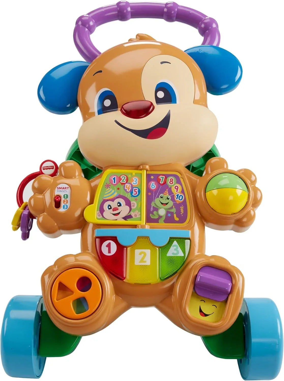 Fisher-Price Laugh & Learn Smart Stages Learn with Puppy Walker - musical walking toy for infants and toddlers ages 6 to 36 months - Jaiman Toys