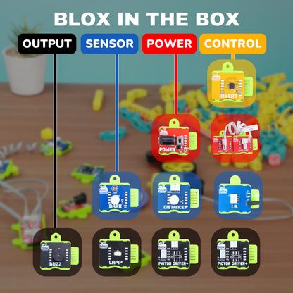 Witblox Electronics & Robotics Kit | STEM Educational Toy for Kids 8+ | 142 WitBricks & 101+ Builds