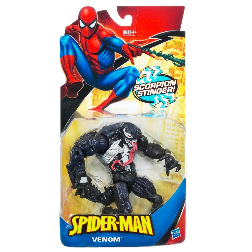 VENOM with Poseable Scorpion Stinger- Super Villain Action Figure - Age 4+