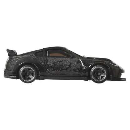 Hot Wheels Silver Series 1:64 Fast & Furious Tokyo Drift Nissan 350Z Custom Diecast Car | 25 Years Anniversary Collection