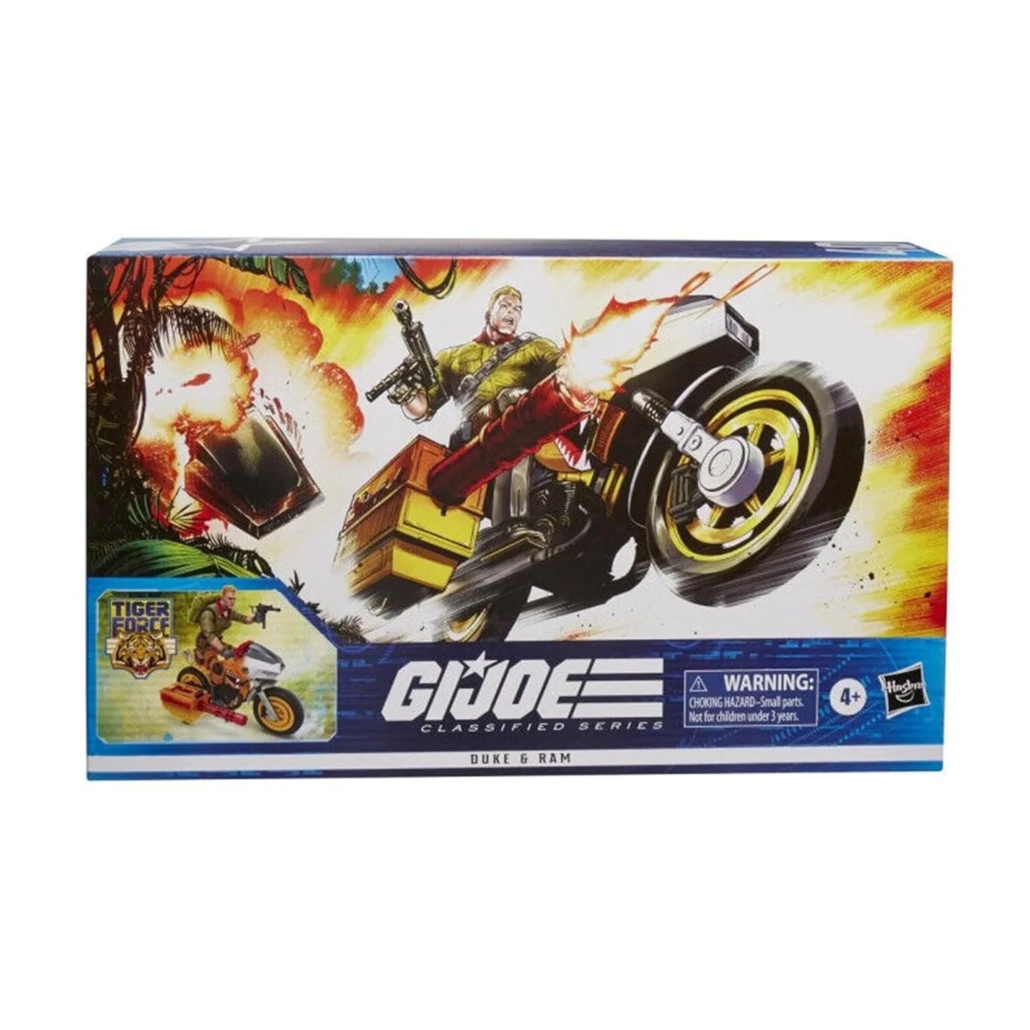 G.I. Joe Hasbro F4924 Classified Series-Duke & Ram Action Figure & Vehicle Crater, Multi - Jaiman Toys