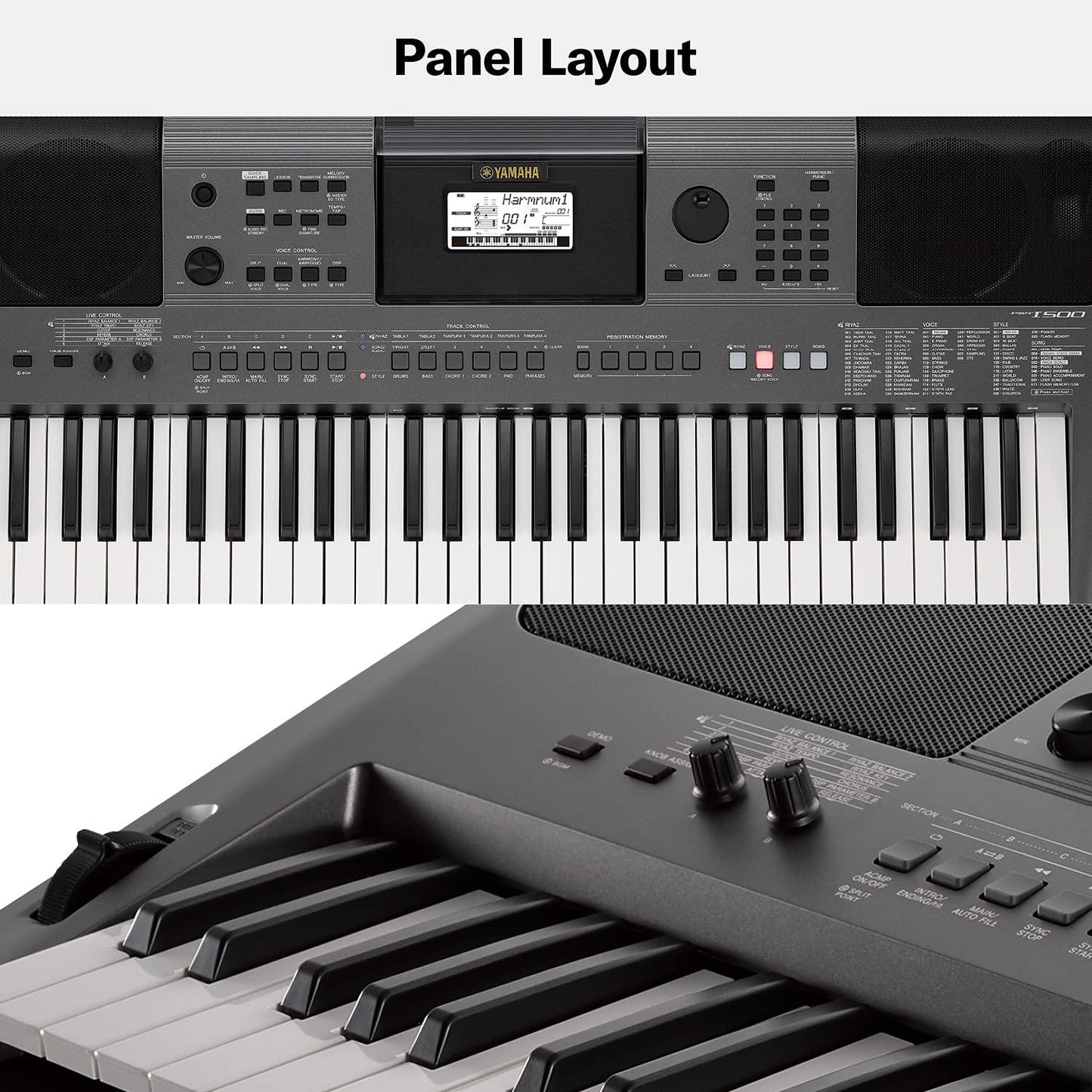 YAMAHA PSR-I500 PORTABLE KEYBOARD WITH ADAPTOR - Jaiman Toys