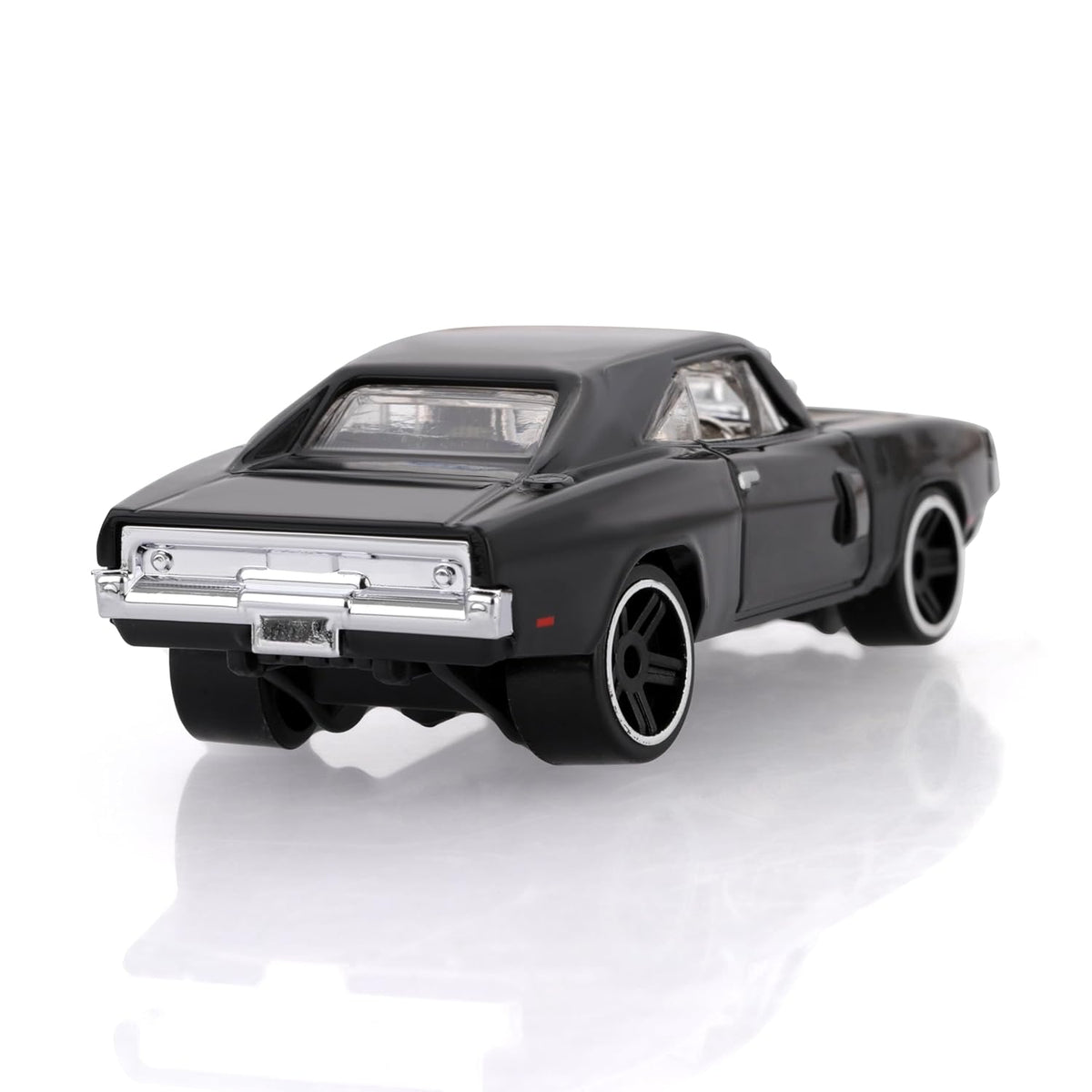 JAMS 1:64 Scale (Blister Pack) DC Jams Black Muscle Toy Car with Supercharger, Ages 3+