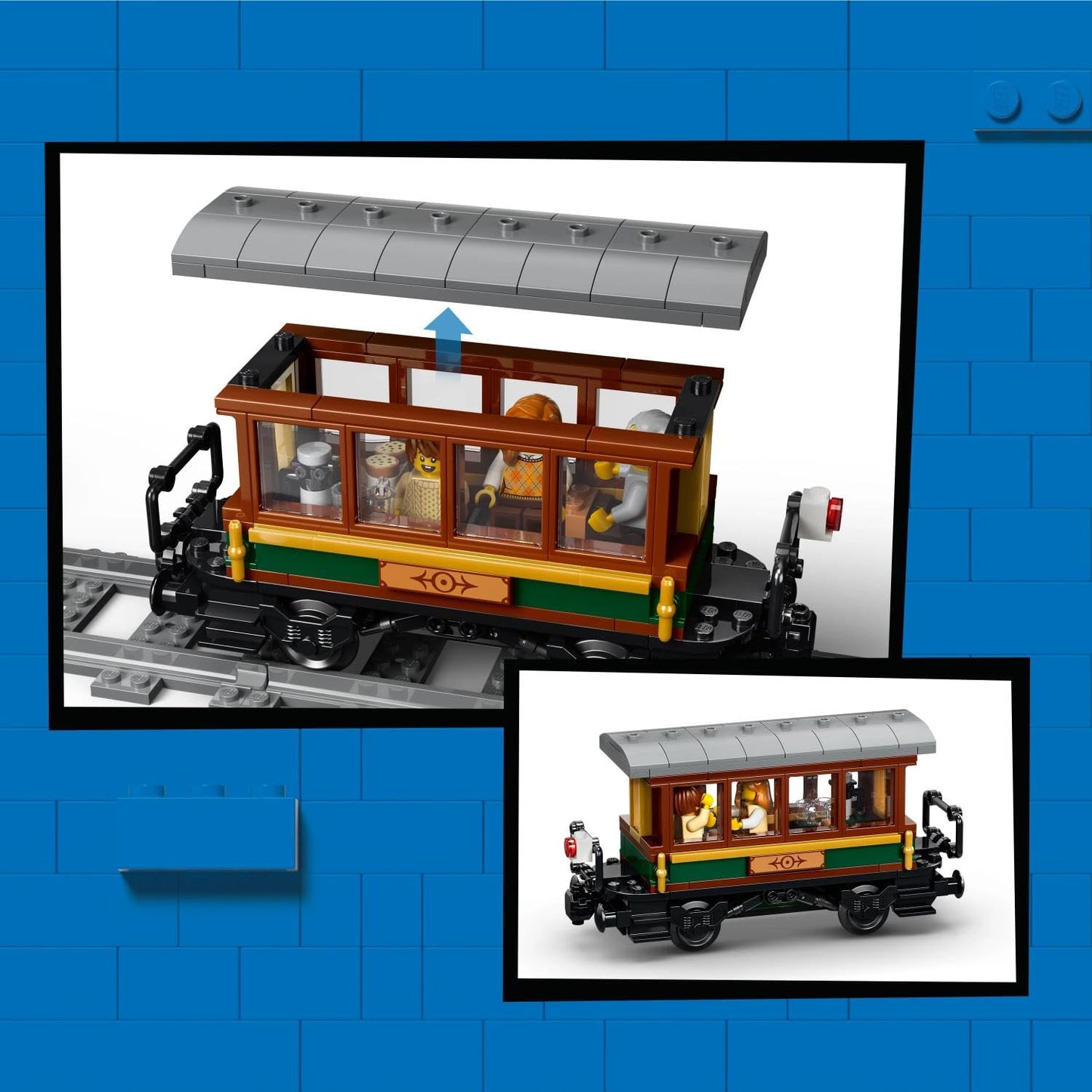 LEGO City Vintage Steam Train - Toy Train Set Building Kit for Kids Ages 7 and Up - 60511