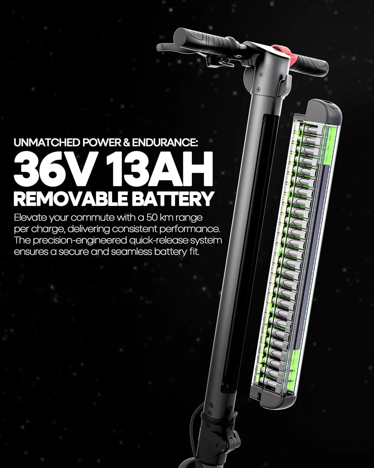 UBOARD X Pro Electric Scooter – 25Km Range, Fast Charging, Foldable E-Ride with LED Display & Dual Brakes (Black) - Jaiman Toys