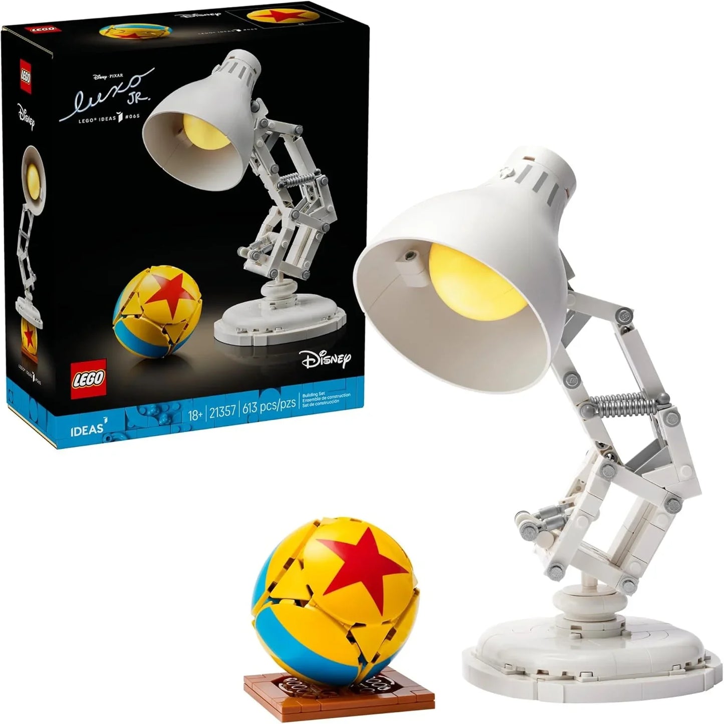 LEGO 21357 Ideas Disney Pixar Luxo Jr. Building Set (613 Pieces) - Jaiman Toys