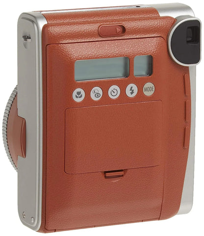 Fujifilm Instax Mini 90 Camera + 20 Shot Films + 1x Instax Photo Storage Box (Brown, Instax Mini 90) - Jaiman Toys